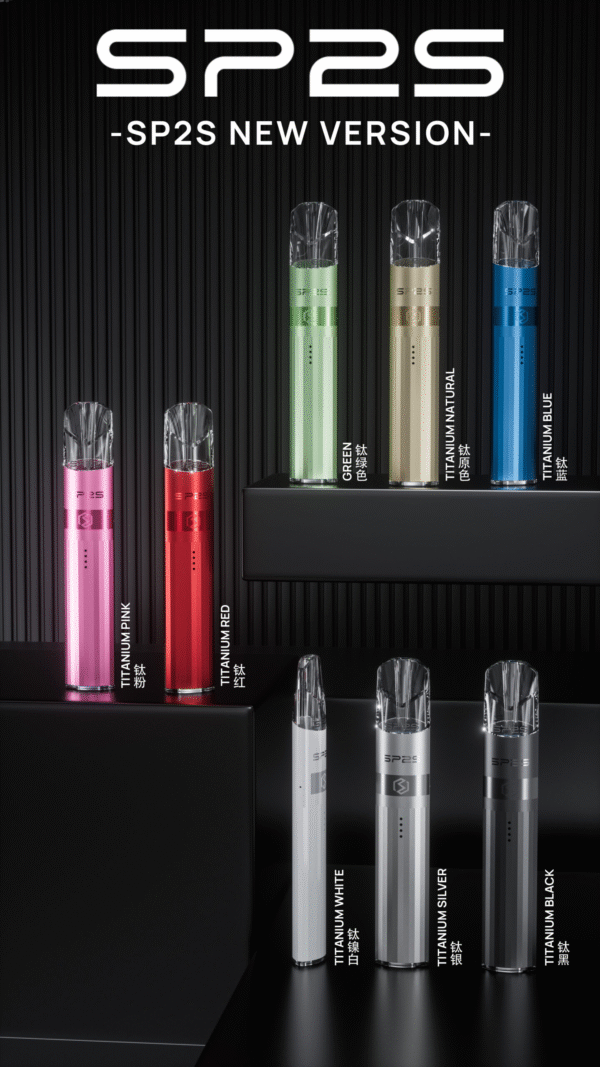 1 SP2S主機 傳奇系列鈦色霧化桿 通用悅刻 Relx煙彈一代
