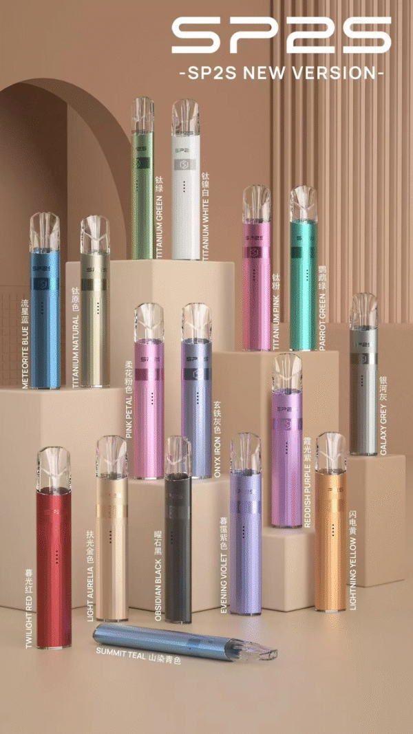 2 SP2S主機 傳奇系列鈦色霧化桿 通用悅刻 Relx煙彈一代
