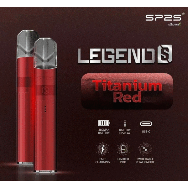 太紅 SP2S主機 傳奇系列鈦色霧化桿 通用悅刻 Relx煙彈一代