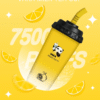 檸檬 VAKA奶茶杯 7500 PUFFS 一次性可充電拋棄式電子煙