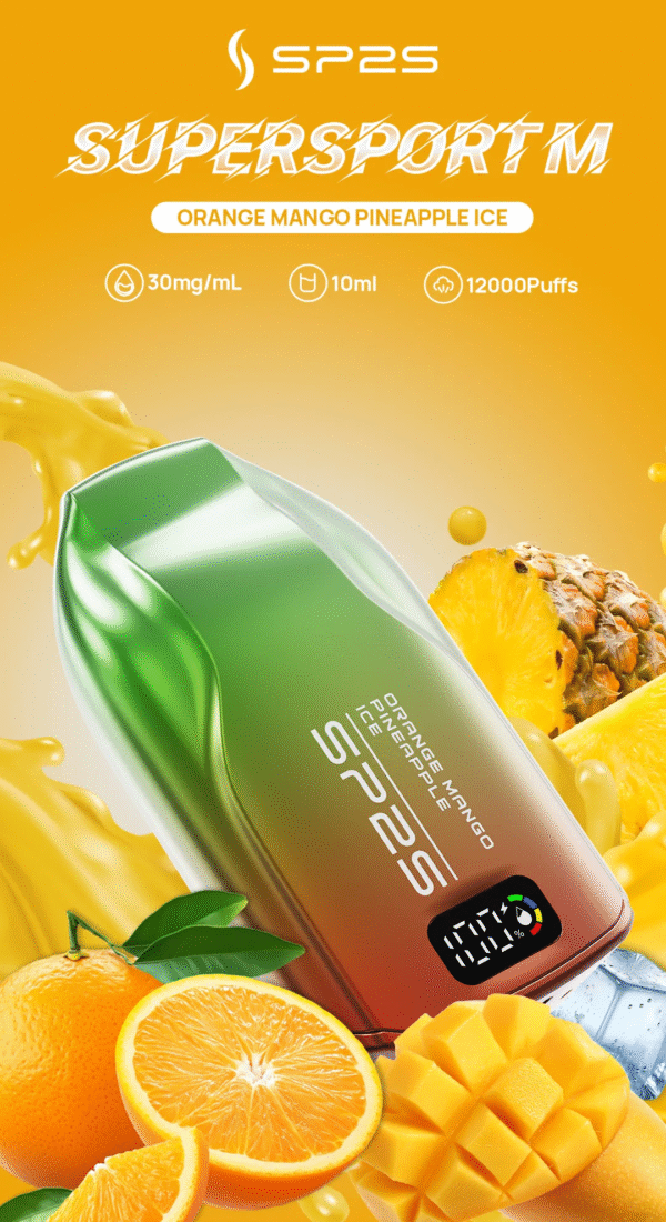 SP2S 12000口 拋棄式電子煙 發光可充電一次性煙桿 711現貨