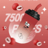 荔枝 VAKA奶茶杯 7500 PUFFS 一次性可充電拋棄式電子煙