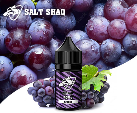 葡萄 SALT SHAQ 新版鯊克煙油 30ML/40MG 小煙油 原廠正品