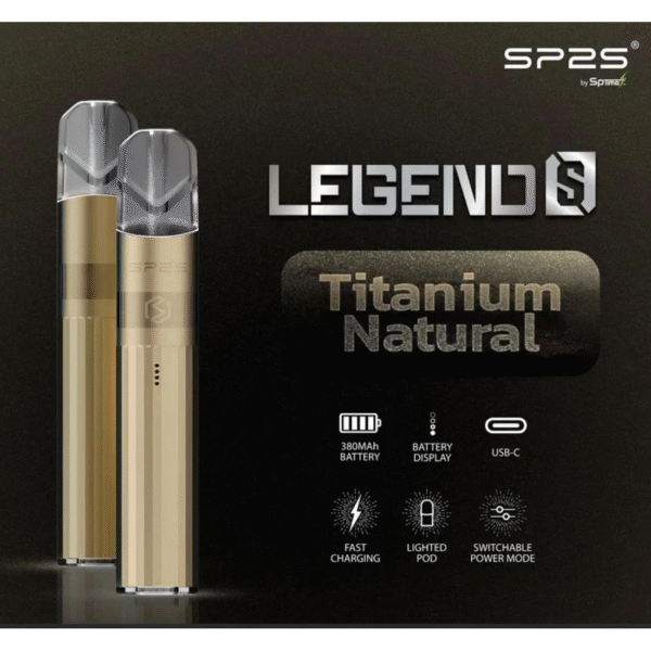 鈦原色 SP2S主機 傳奇系列鈦色霧化桿 通用悅刻 Relx煙彈一代