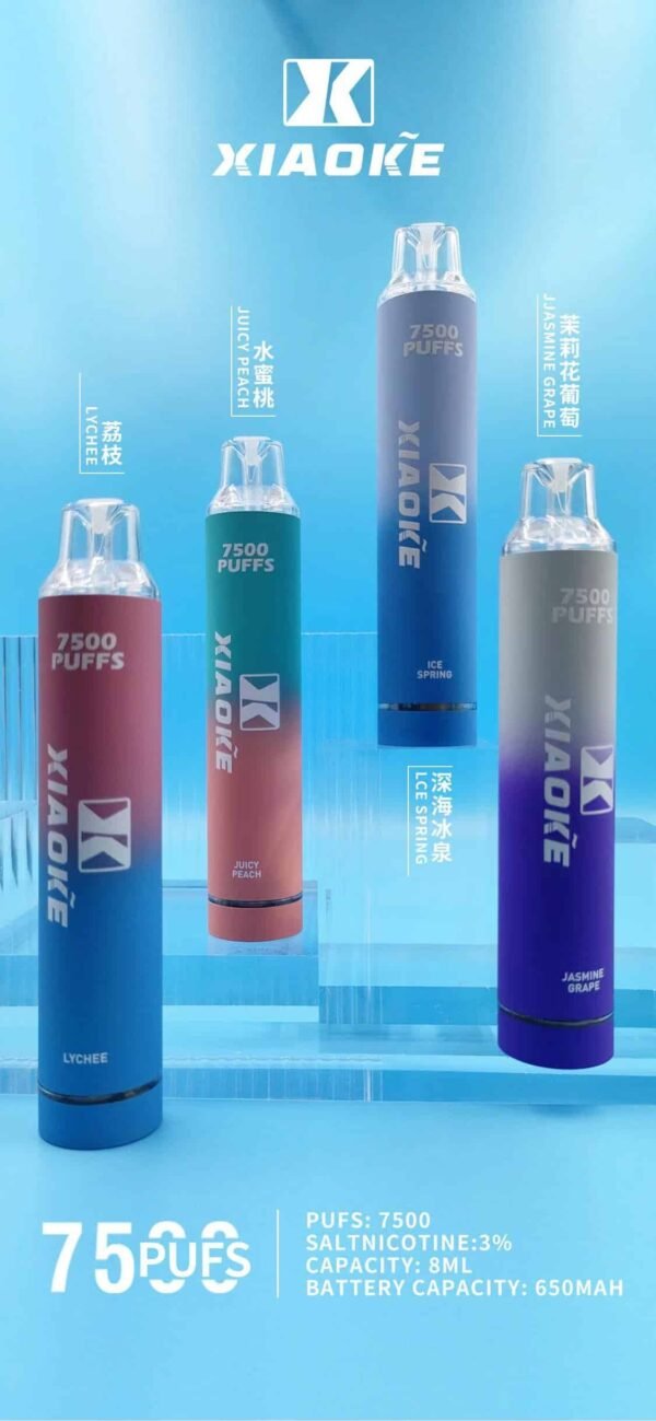 3-2.jpg XIAOKE 7500 PUFFS 梟客棄式抛電子煙 一次性霧化桿