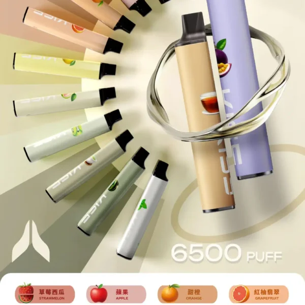 KIS5 6500口拋棄式電子煙 鎧斯一次性煙桿 MIX&SHARE