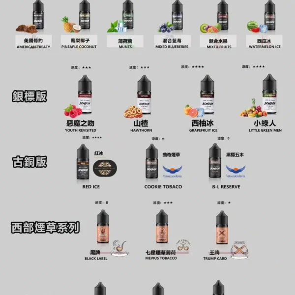 BB002.webp BONBON 邦邦系列 小菸油 30ML 台灣電子烟批發