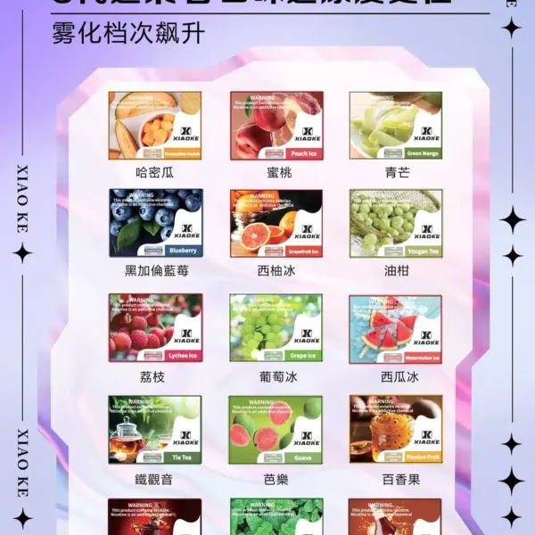 XKYD001.webp XIAOKE煙彈 梟客五代霧化彈 適用Relx主機四五六代