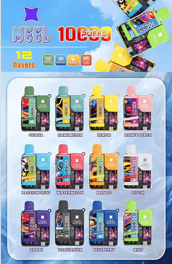 meel1000-_1800x_PhotoGrid-scaled-1.png MEEL Boost 10000 PUFFS 麻將盒子 一次性抛棄式電子煙