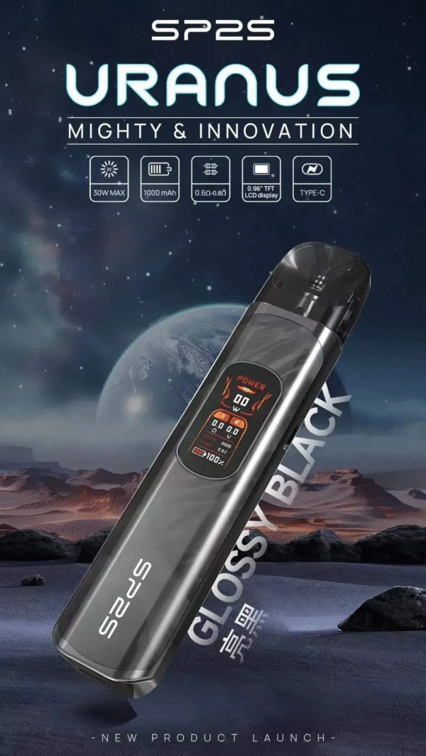 亮黑 SP2S URANUA註油主機 天王星大功率小煙主機套裝 5-30w功率可調