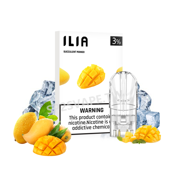 芒果 ILIA煙彈 哩啞霧化彈 通用悅刻Relx主機一代