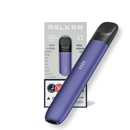 藍色 悅刻主機 Relx五代幻影霧化桿 通用四五6代煙彈