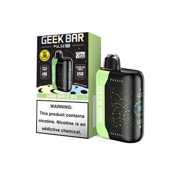 酸蘋果冰 GEEK BAR 25000 Puffs 拋棄式電子煙 星座款霧化棒 美歐爆款