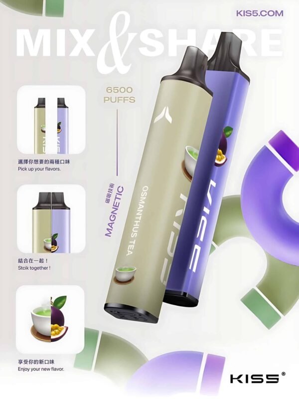 鎧斯5號拋棄式電子煙_PhotoGrid-scaled-1.jpg KIS5 6500口拋棄式電子煙 鎧斯一次性煙桿 MIX&SHARE