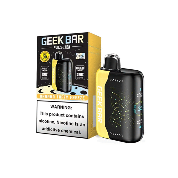 香蕉凍 GEEK BAR 25000 Puffs 拋棄式電子煙 星座款霧化棒 美歐爆款
