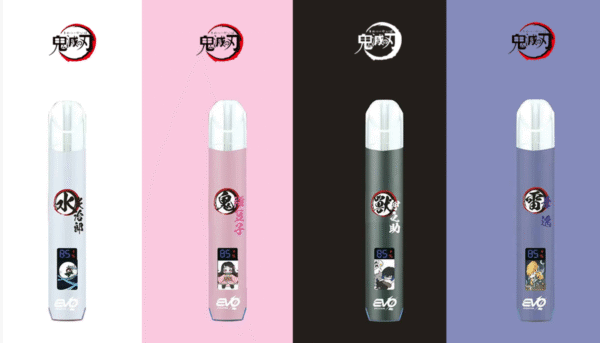 EVO鬼滅之刃原廠主機 首頁1 EVO × 鬼滅之刃 聯名主機|潮流動漫風格 | 帶屏發光小煙主機 711到付