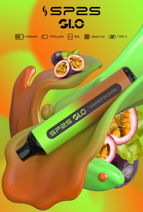 秘密百香 SP2S 7000 PUFFS 抛棄式電子煙 思博睿煙桿 新品上市