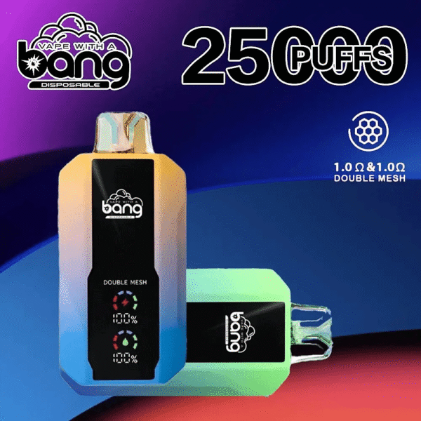 老虎血(紅牛) Bang 25000 Puffs拋棄式電子煙 超大屏幕 超大容量 可充電