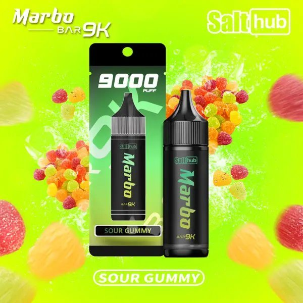 酸味軟糖 Marbo 9000 Puffs 拋棄式電子煙 泰國爆款 台灣推薦