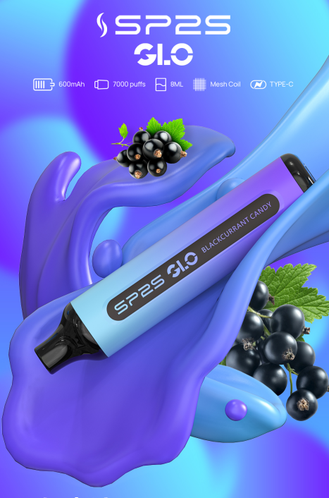 黑加仑糖果 SP2S 7000 PUFFS 抛棄式電子煙 思博睿煙桿 新品上市