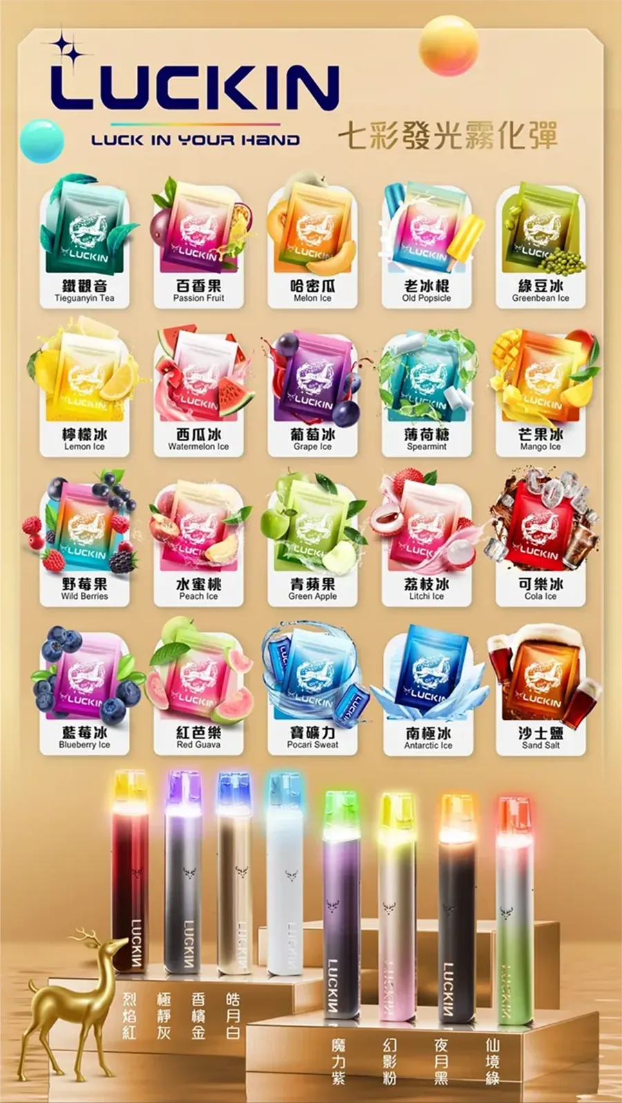 LUCKIN 煙彈 幸運霧化彈