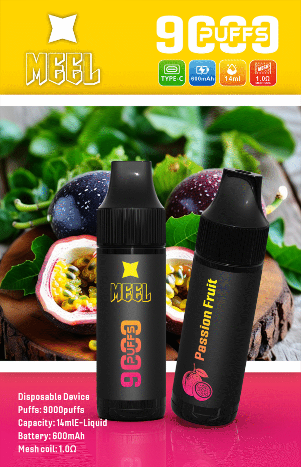 MEEL 9000 PUFFS 一次性霧化棒抛棄式電子煙 711到付
