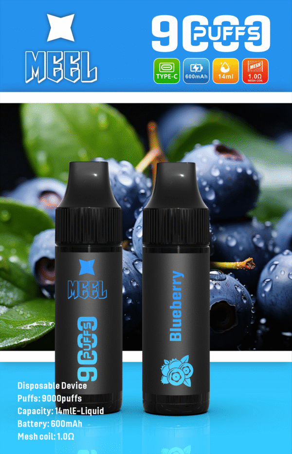 MEEL 9000 PUFFS 一次性霧化棒抛棄式電子煙 711到付