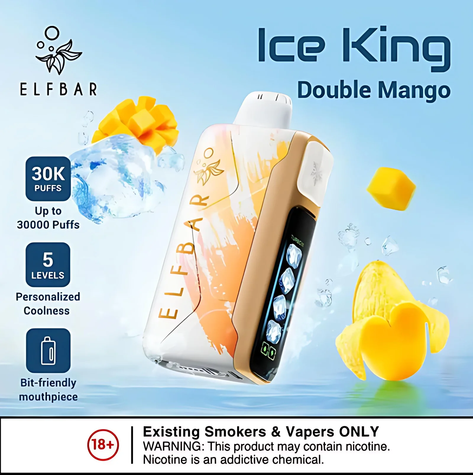 ELFBAR ICE KING 30000 Puffs 一次性電子煙
