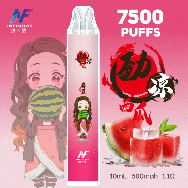 INF無限 鬼滅之刃抛棄式7500Puffs 一次性電子煙