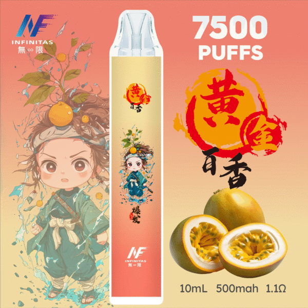 INF無限 鬼滅之刃抛棄式7500Puffs 一次性電子煙