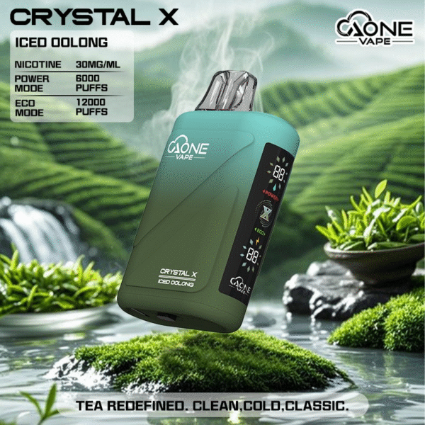 AONE Crystal X 水晶二代 12000口 Iced Oolong 冰烏龍茶 AONE Crystal X 水晶二代 12000口 一次性抛棄式
