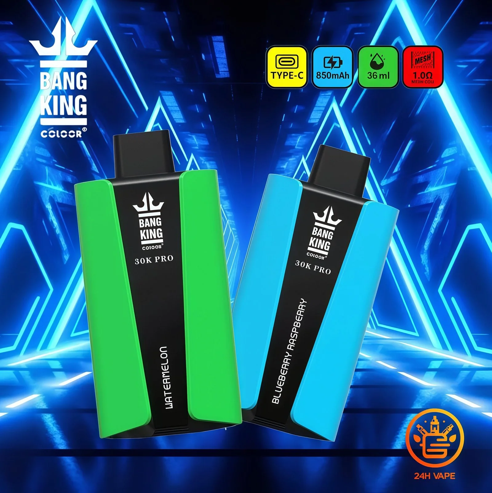 BANG BANG KING 30000 Puffs Pro 拋棄式電子煙