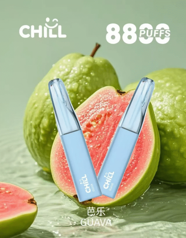 CHILL 8800 puffs 一次性抛棄式電子煙 芭樂 CHILL 8800 puffs 一次性抛棄式電子煙 鴨嘴獸同厰
