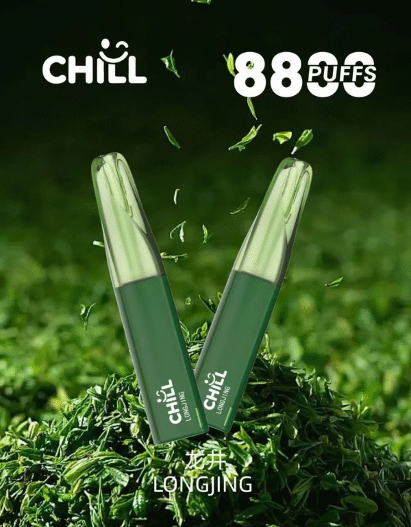 CHILL 8800 puffs 一次性抛棄式電子煙 龍井 CHILL 8800 puffs 一次性抛棄式電子煙 鴨嘴獸同厰