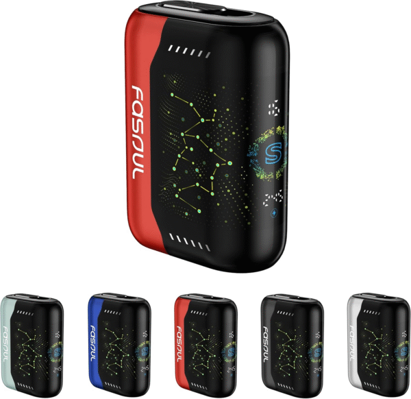 Fasoul Stellar二回機 紅色 最新高階加熱煙 Fasoul Stellar二回機 一根煙抽兩次 3D曲面發光