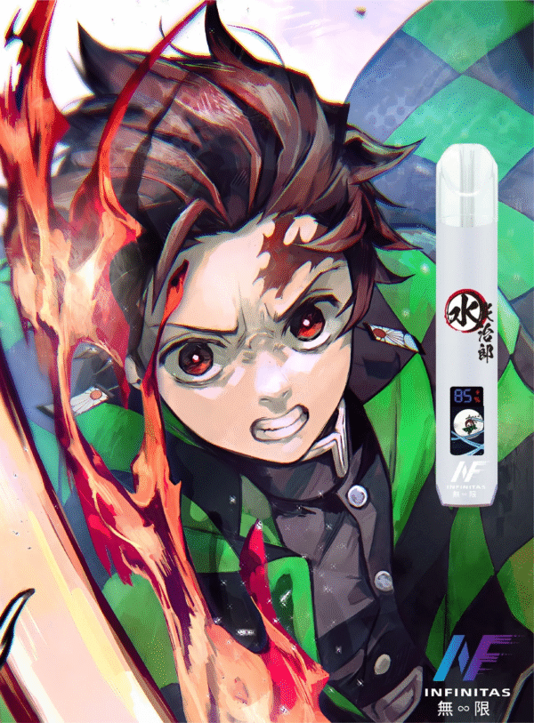 INF聯名主機 鬼滅之刃動漫聯名主機 白色 INF聯名主機 鬼滅之刃動漫聯名主機 通用一代煙彈 新品上市 711貨到付款