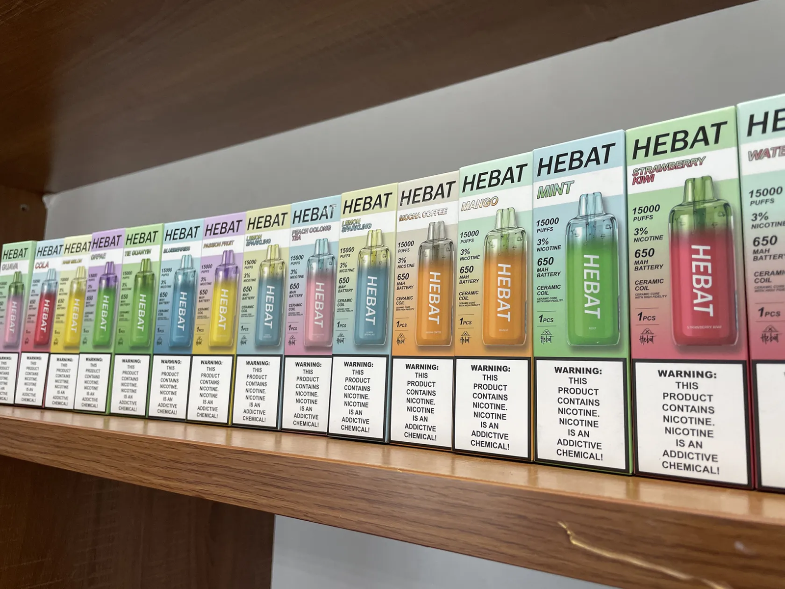 喜貝hebat 15000 puffs 一次性抛棄式電子煙